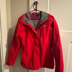 Marmot Gray and Red Jacket